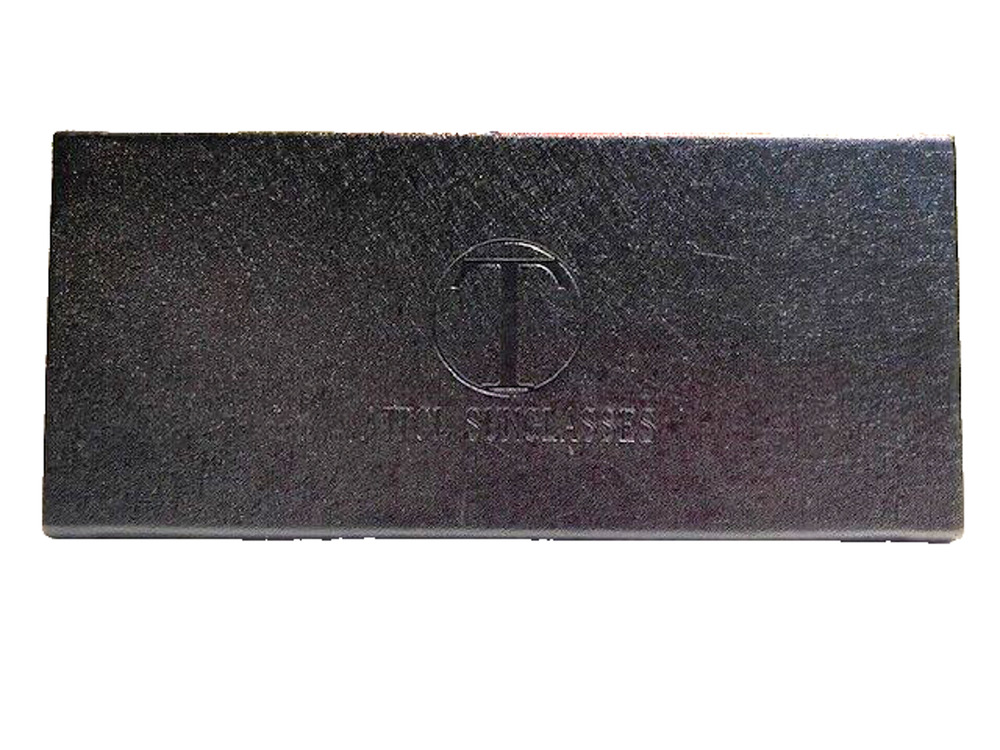 PRE-OWNED - ATTCL sunglasses case ONLY in Black with white interior